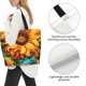 thumbnail image 3 of Balery Deep Yellow Colorful Sunflower Bolsa Tote Estilo Estético con Cremalleras, Bolsa de Hombro, Bolsa de Compras Grande y Plegable, 3 of 8