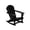 Black, variant on Costaelm Outdoor Patio Rocking Chair, All-Weather HDPE Patio Rocker with Wide Armrests for Porch, Lawn & Garden, Navy Blue