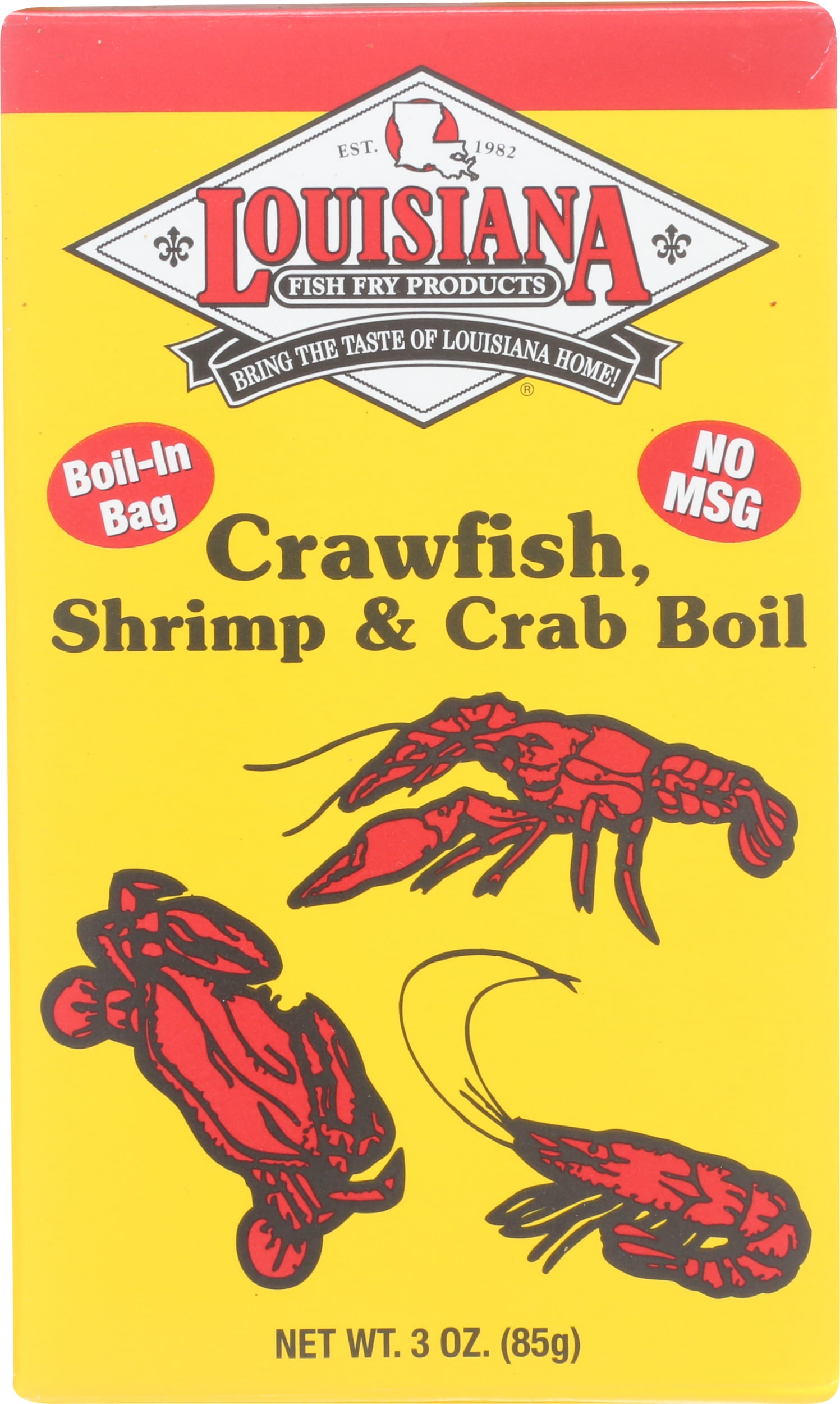 Louisiana Fish Fry Crawfish Shrimp & Crab Boil Seasoning - Low Salt Cajun Spice 4.5lb (2 Pack)