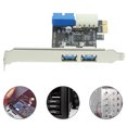 thumbnail image 3 of Shisuyan PCI-E USB Adapter 2 Ports Expansion Card Computer PCI-E Double USB Converter, 3 of 9