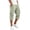 BJ31_Light Green, variant on Resicozy Cargo Capri Pants for Men Casual Elastic Waist Work Shorts Relaxed Fit Hiking Tactical Capris with Multi Pockets Gray L