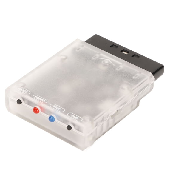 Adaptateur de Manettes Sans Fil Multijoueur, Utilisation Facile ABS Faible Latence Stable Blanc Adaptateur de Manettes Sans Fil pour Console de Jeu