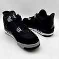 thumbnail image 4 of Ni - ke Air Jordan 4 Retro SE Black Canvas Grey Athletic Shoes Size 7 Men's DH7138-006, 4 of 5