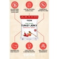 thumbnail image 5 of Think Jerky Sriracha Honey Turkey Jerky, High Protein Free-Range Turkey, Gluten Free, No Antibiotics or Nitrates, Healthy Chef Crafted Recipe, Low Calorie and Low Fat - 2.2 oz Bags, 8 Pack, 5 of 8