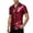 Red, variant on QHFBli Men's Sequin Dress Shirt 70s Disco Sparkle Party Short Sleeve Button Down Shirts