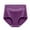 Purple, variant on uublik Plus Size Panties for Women Black Full Coverage No Show High Waisted Seamless Ladies Panties