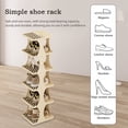 thumbnail image 4 of Estante de soporte de zapatos de múltiples capas ahorro de espacio de plástico independiente para sala de estar, 4 of 5