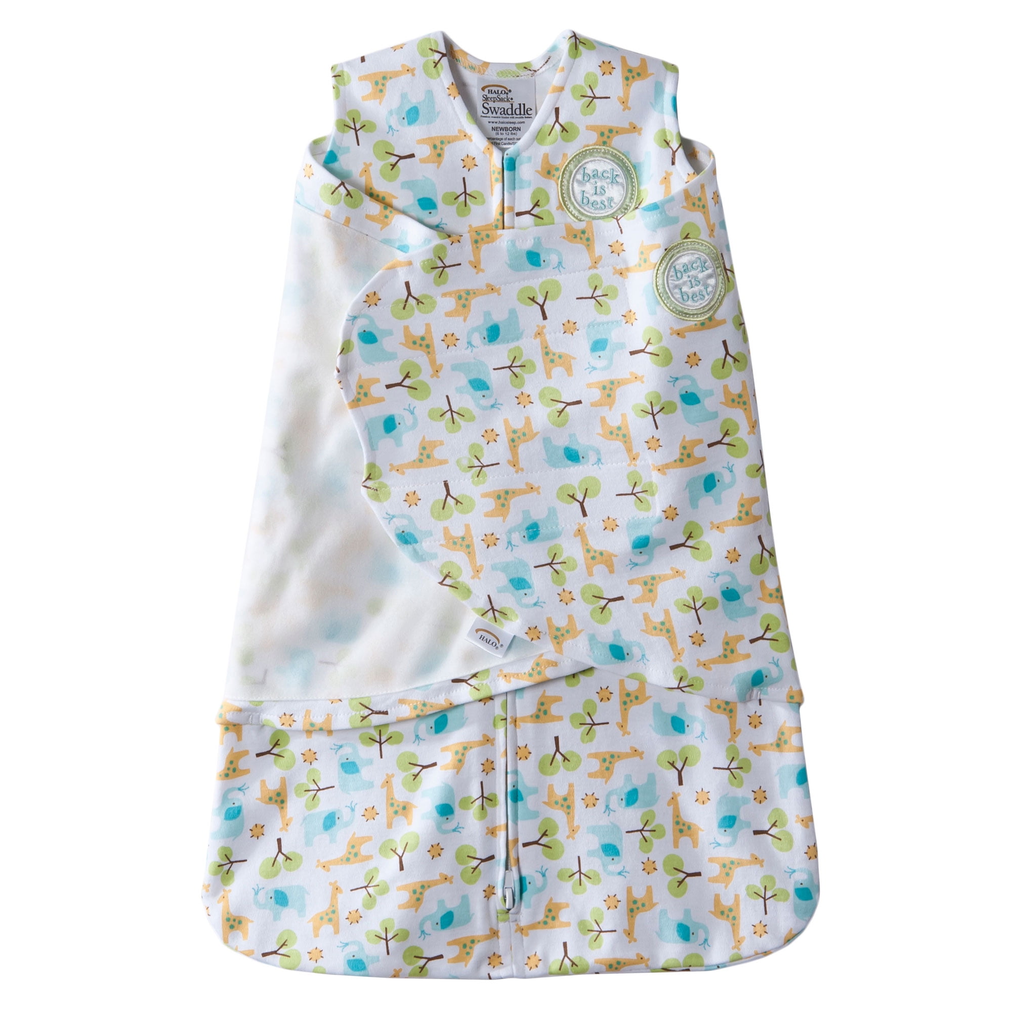 halo sleepsack swaddle elephant