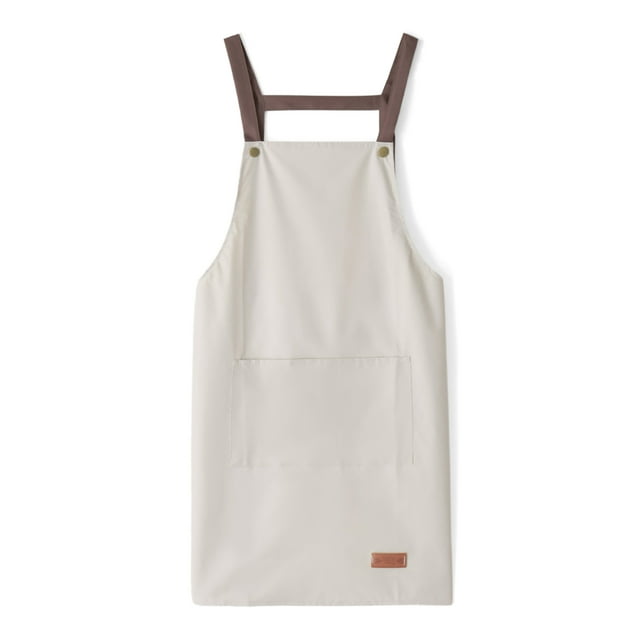 xiaxaixu Chef Apron for Men Professional, Cooking Aprons for Women with Pockets, Water Oil Resistant Adjustable Black Aprons
