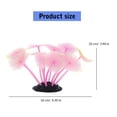 thumbnail image 5 of YIEMEEN Artificial Water Plant Mushroom Aquarium Plant Glow in Dark Fish Tanks Ornaments, 5 of 20