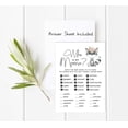 thumbnail image 4 of Inkdotpot My Mommy Name Activity Cards Floral Raccoon Baby Shower 50 Sheets Who Is My Mommy Gender Neutral Baby Shower Game, 4 of 6