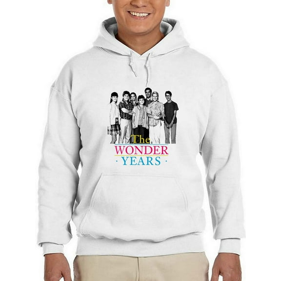 The Wonder Years Protagonists  Hoodie Men -T-Line Designs, Male 3X-Large