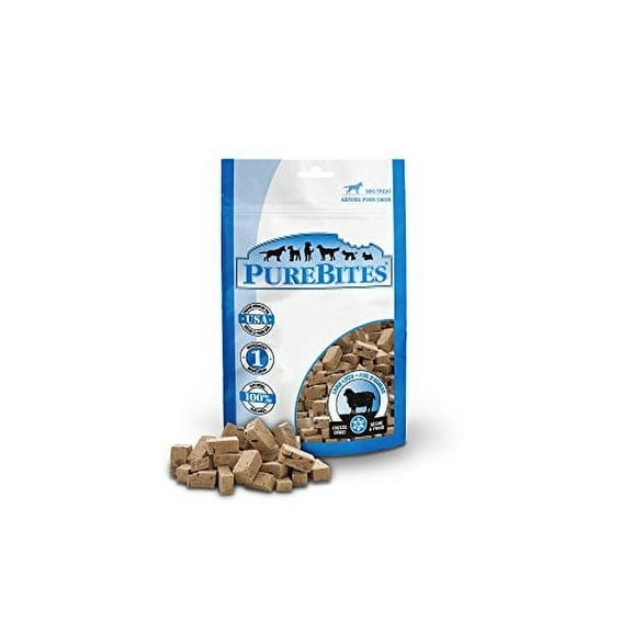PUREBITES Freeze Dried Lamb Liver Dog Treats 1.58-Ounce