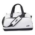 thumbnail image 1 of Bolsa de golf para viajes, bolsa de lona para fin de semana, bolsa de noche, bolsa deportiva resistente al desgarro para gimnasio. Blanco, 1 of 8
