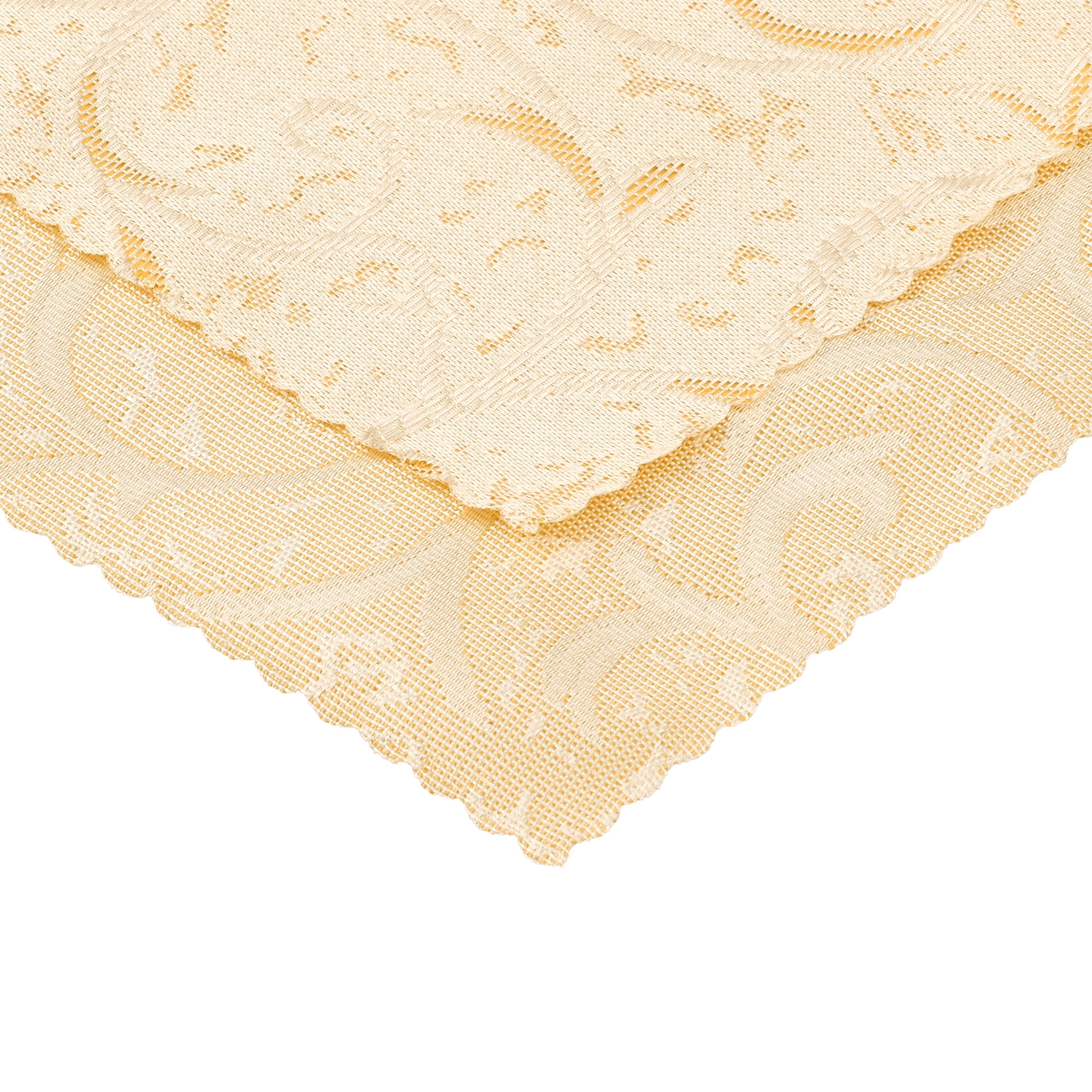 Unique Bargains 6 Pack Cocktail Napkins Great Napkins for Dinner Wedding Restaurant Party Gold