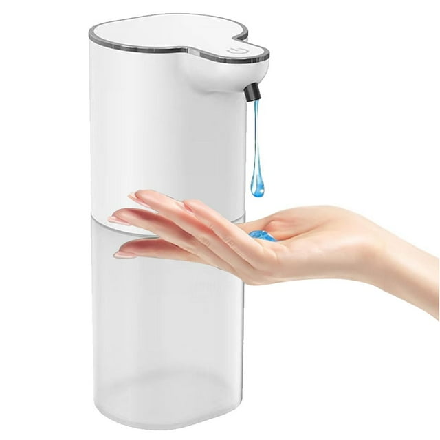HLONK Automatic Soap Dispenser Rechargeable Touchless Electric Hand Sanitizer Dispenser Liquid Hand Soap Dispenser Pump Soap Volume for Kitchen Bathroom Wall