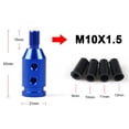 thumbnail image 3 of Adaptador de mando de cambio Yotijar universal de aluminio M10x1.5 azul, 3 of 6
