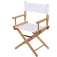 thumbnail image 2 of White Canvas Backrest & Seat Cloth for Cross Folding Chairs/Stool ,No Chair, 2 of 8