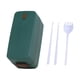 thumbnail image 2 of Lonchera, cajas bento, lonchera de plástico de doble capa, lonchera especial para microondas, caja de picnic separada y sellada, loncheras, 2 of 2