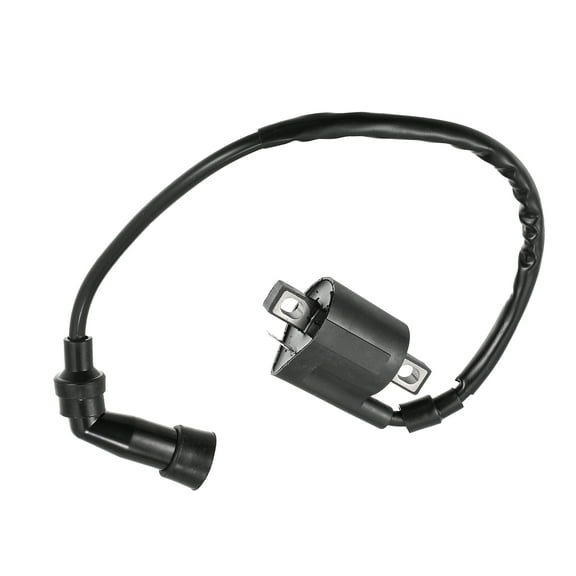 Unique Bargains Motorcycle Motorbike Ignition Coil Replacement for Yamaha Big Bear 400 Yfm400 4Wd 2000-2012 Black ABS