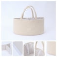 thumbnail image 3 of REGALWOVEN 1 Pack Woven Storage Basket Bin with Divider and Handle for Blankets, Clothes, Organizer Bin for Living Room Home Decor Beige 14.2*9.1*6.7in, 3 of 7