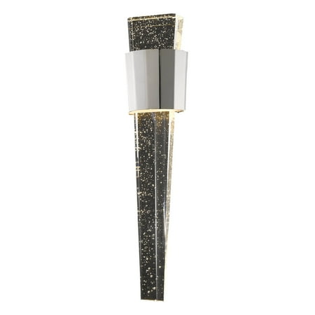 

Wall Sconces 1 Light Fixtures With Polished Nickel Finish Integrated Bulb Type 6 10 Watts