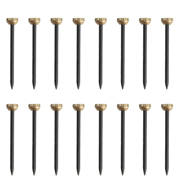 MIANGASTORE 60pcs Picture Hangers Nails Office Hanging Picture Hook Pin Copper-head Nails