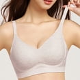 thumbnail image 2 of PMVFHDE Large Size Comfortable Breathable Smooth Bra for Women Daily Leisure Wear Seamless Non-Wired Supportive Full Coverage Underwear Pink - 36, 2 of 5