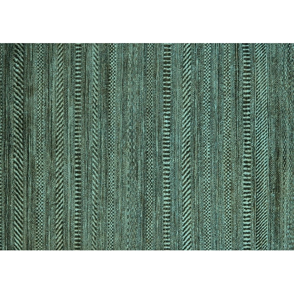 Ahgly Company Indoor Rectangle Abstract Light Blue Modern Area Rugs, 2' x 4'