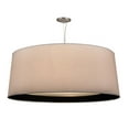 thumbnail image 7 of Meyda Tiffany 162180 52 Inch W Bruges Textrene Pendant   Nickel Finish with Beige/White/Black Glass, 7 of 7