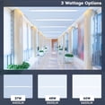 thumbnail image 3 of LUXRITE 6FT x 4IN Recessed Backlit LED Panel Light, 4CCT, 37W-60W Up to 6600LM, 110, Dimmable 120-277V UL Listed 2 Pack, 3 of 7