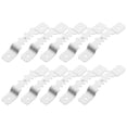 thumbnail image 3 of SHISUYAN 10PCS Double Hole Hanging Picture Painting Mirror Frame Tooth Hook Hanger with Screws (Silver), 3 of 8