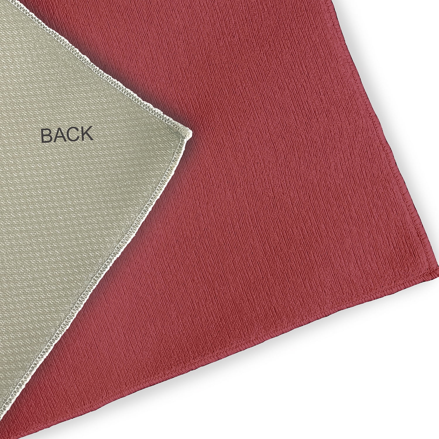 Simply Daisy 5' x 7' Maroon Love Letter Valentines Chenille Indoor/Outdoor Rug