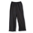 thumbnail image 1 of Pantalones capri cortos cómodos con cintura elástica para mujer de Collections Etc, negros, talla pequeña, 1 of 3