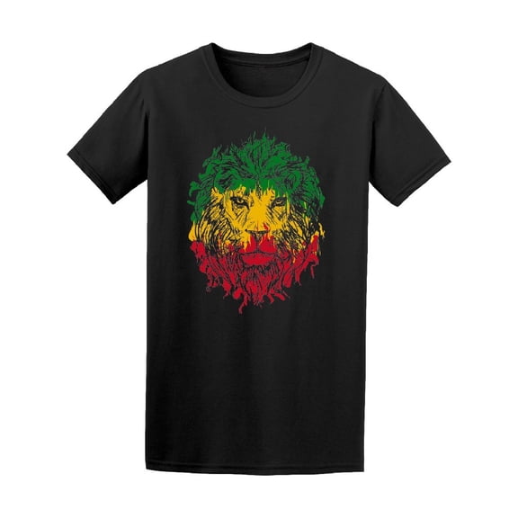 Rasta Themed Lion Tee Men's -Image by Shutterstock