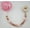 Pink, variant on Button Pacifier Clip with Adorable Wooden Beads