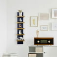 thumbnail image 3 of 5 Tier Wall Shelf Unit,Bedroom Shelves, Multifunctional Display Floating Shelf, Bedroom and Home Decor Organizer, 3 of 8