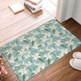 thumbnail image 4 of Rateoe Lilies Flowers Pattern Flannel Door Mat Indoor Outdoor Entrance, Waterproof All-Weather Doormat,Fade Resistant, Low Profile Entryway Mat 16x24in, 4 of 7
