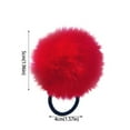 thumbnail image 3 of Pom-Pom Hair Ties Elastic Hair Ties Hair Ponytail Holders Hair Band For Girls Toddlers Pigtail 10 Colors For Choose, 3 of 4