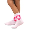 thumbnail image 6 of TeeHee Kids Cotton Fashion Crew Socks 6 Pair Pack for Girls, 6 of 7