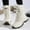White, variant on Plus Size Winter Boots Thickened Long Lined Warm Boots High Top Oversized Shoes Black 43
