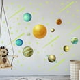 thumbnail image 1 of Adhesivos de pared de PVC que brillan en la oscuridad, sistema solar, 20 x 30 cm, 1 of 3