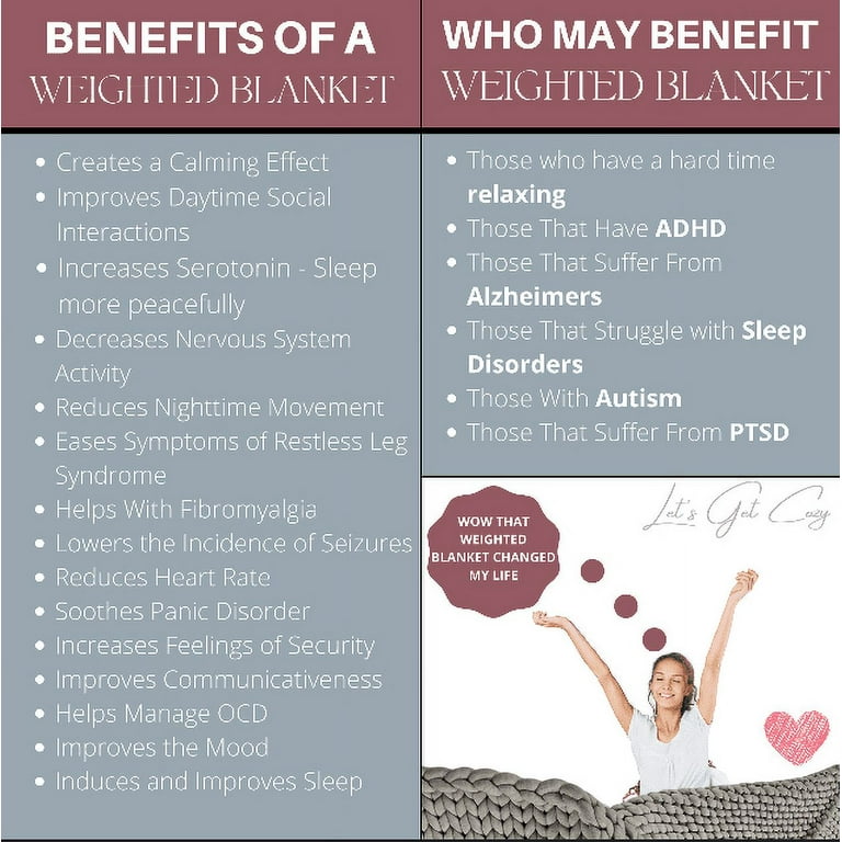 What are the benefits to a weighted blanket new arrivals