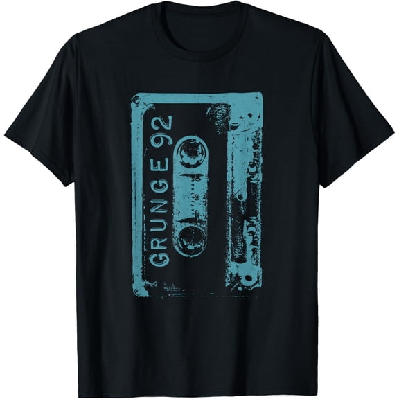t-shirt Grunge 90's Vintage Concert Mixtape Retro T-Shirt mens,black,women,funny,journey,Crew Neck, Short Sleeve,custom clothing patterns.gift