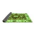 thumbnail image 2 of Ahgly Company Indoor Round Oriental Green Traditional Area Rugs, 4' Round, 2 of 4