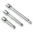 thumbnail image 2 of 1/4Inch Chromed Steel Extension Bar Ratchet Socket Wrench Adapter 50 75 100Mm Hand Hand Tools Long Bar Socket Extend, 2 of 6