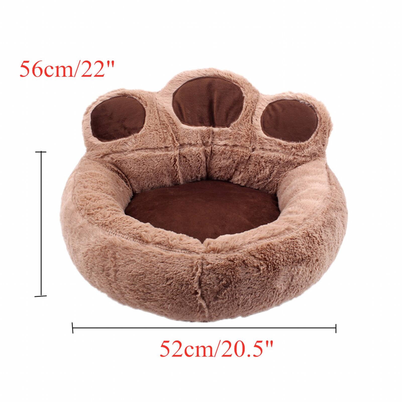 BESTSKY Washable Dog Bed,Pets Sleep Comfortably Dog Mat,Eco-Friendly Material Cat Beds for Indoor Cats,Coffee,M