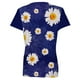 thumbnail image 5 of Tops a la moda para mujer, camisetas holgadas informales con estampado divertido, blusa con cuello en V estampado Fridja  bn5355, 5 of 5