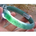 thumbnail image 5 of Icy Green Natural A JADE Jadeite Bangle Bracelet 59 mm 677350 TN, 5 of 13