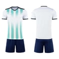 thumbnail image 4 of JAJAHO Boys Summer Outfits 2 Piece Athletic Set V Neck Tee And Elastic Waist Running Shorts Boy Summer Clothes Activewear, 4 of 5